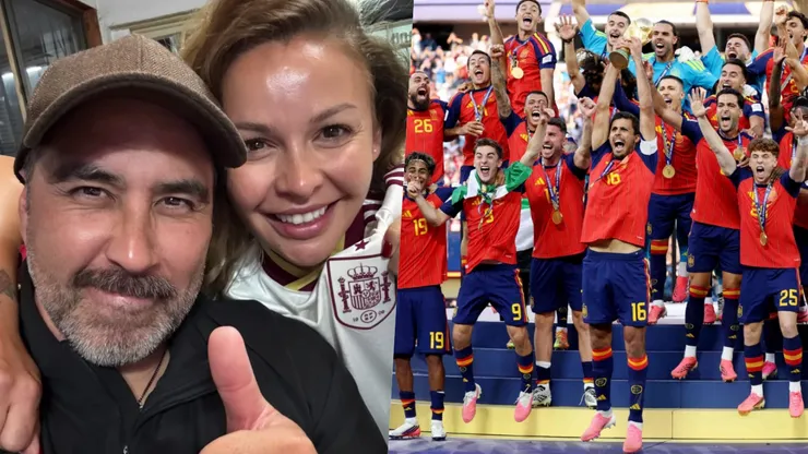 El capitán eterno de la Roja celebra el título de España.