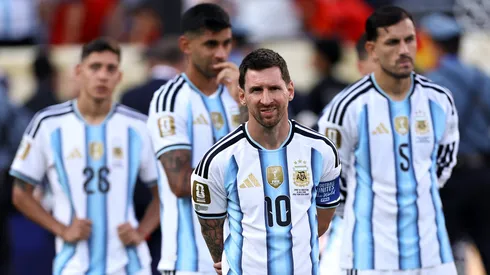 Lionel Messi no pudo celebrar en Argentina.