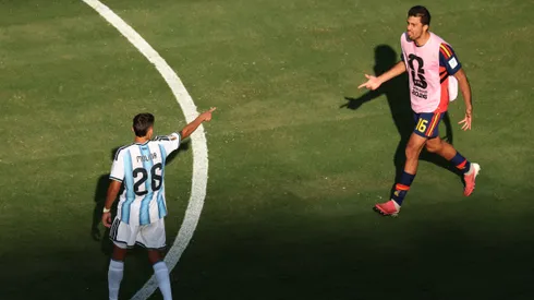 Molina ya golpeó a Rodri y el español se devuelve a pedir explicaciones