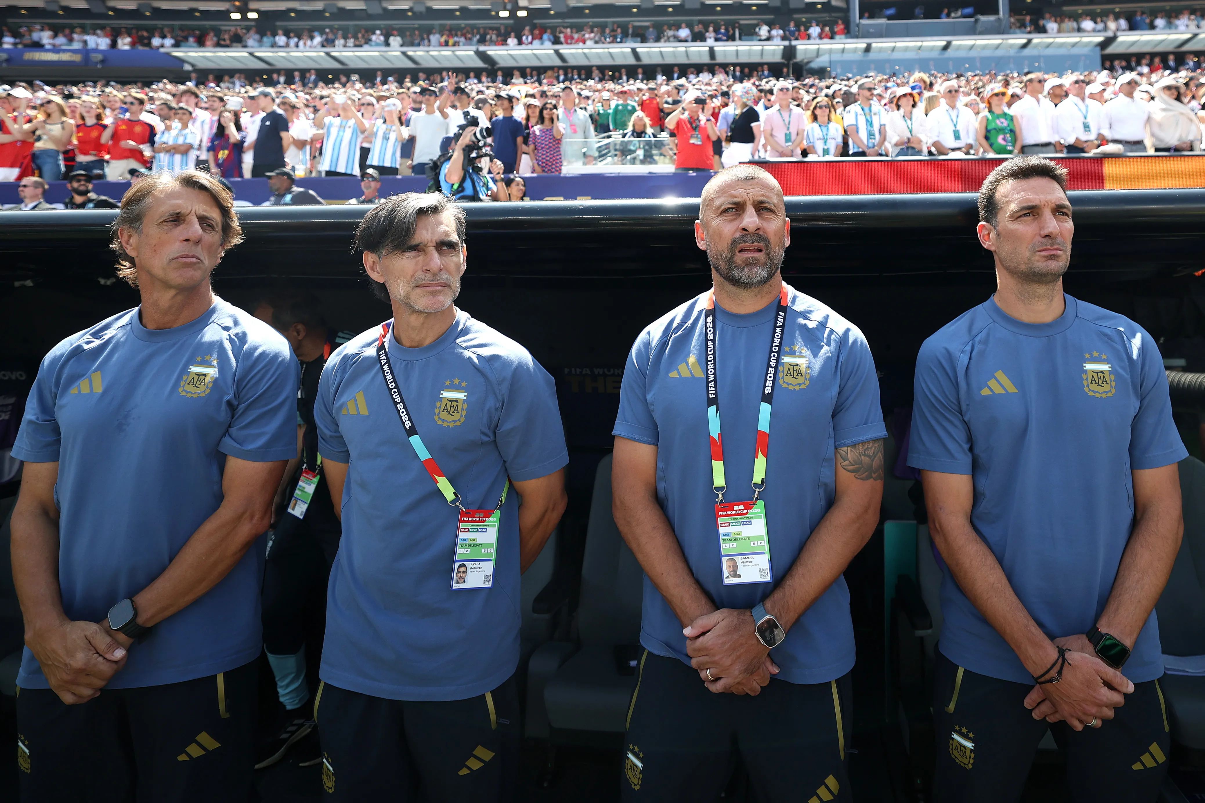Lionel Scaloni podría partir de la banca de Argentina. (Photo by Lars Baron/Getty Images)