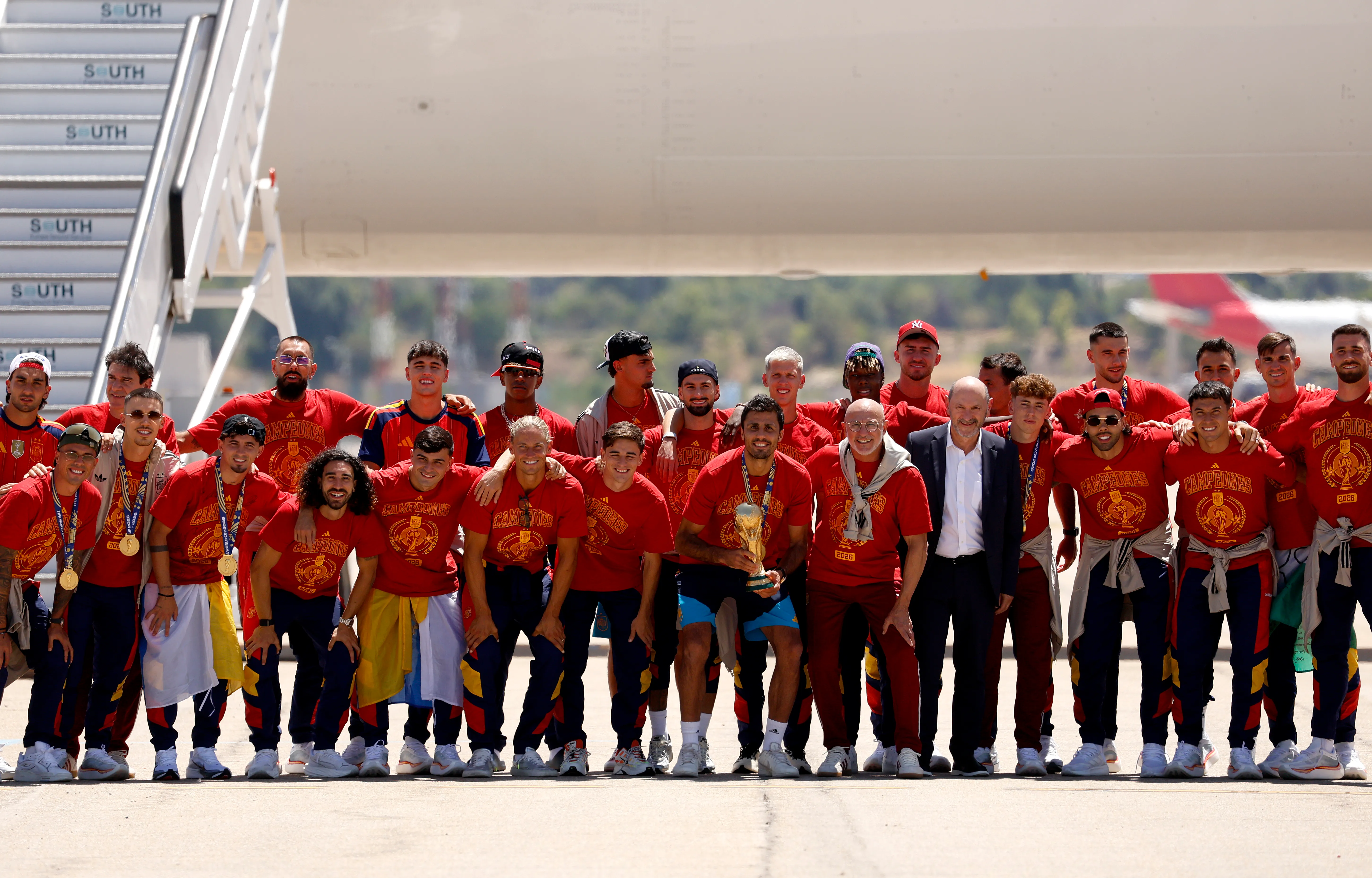 España llegó a Madrid con la Copa del Mundo | Getty Images