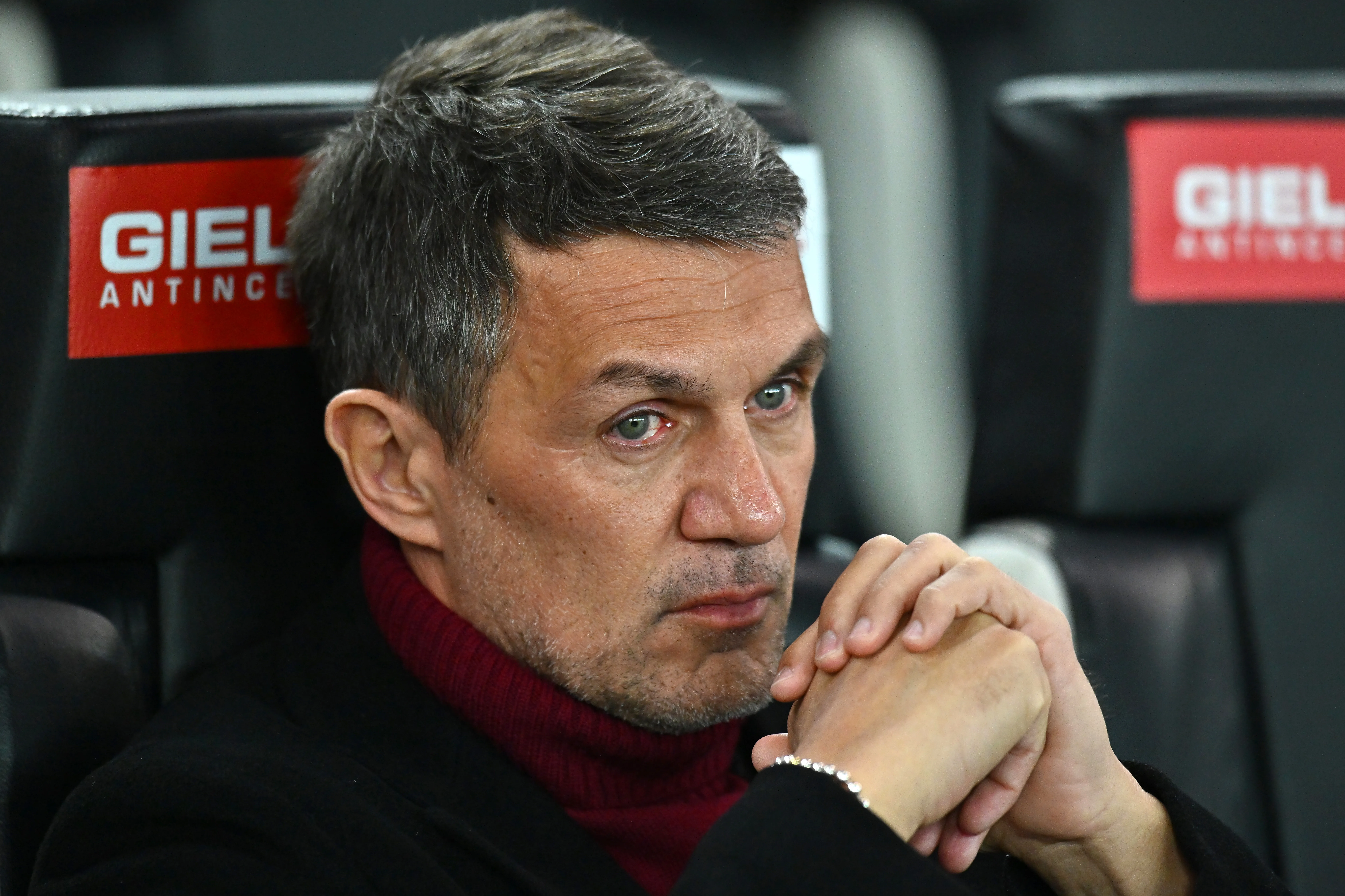 Paolo Maldini tomó la dirección deportiva de la selección italiana. (Alessandro Sabattini/Getty Images).