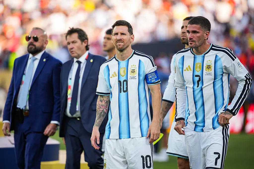Lionel Messi y Rodrigo de Paul no viajaron a Argentina con el resto del plantel | Getty Images