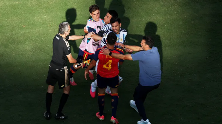 Argentina no supo perder ante España.