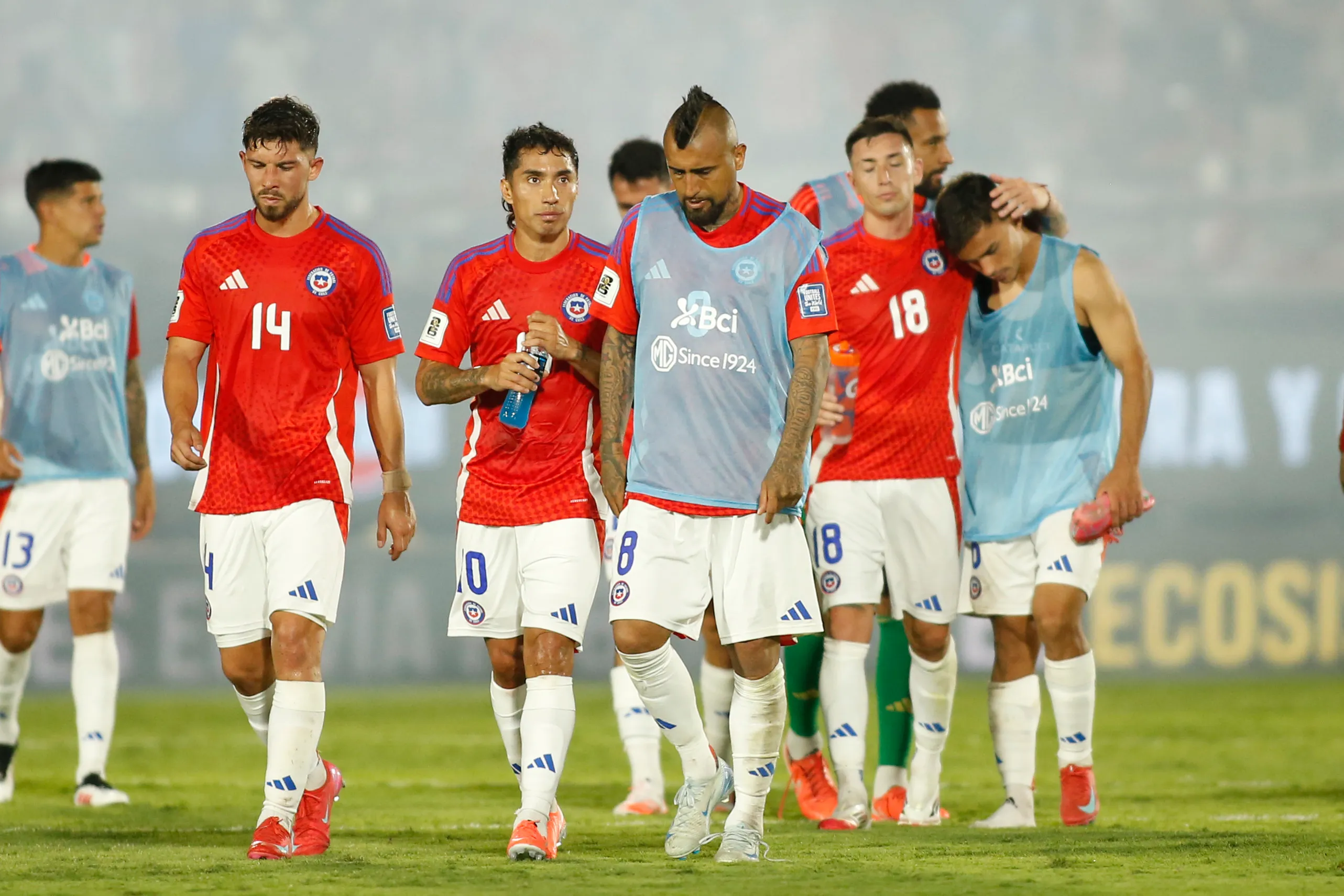 Chile ahora debe centrarse en el Mundial 2030 tras terminar último en el proceso rumbo al 2026. | Foto: Photosport.