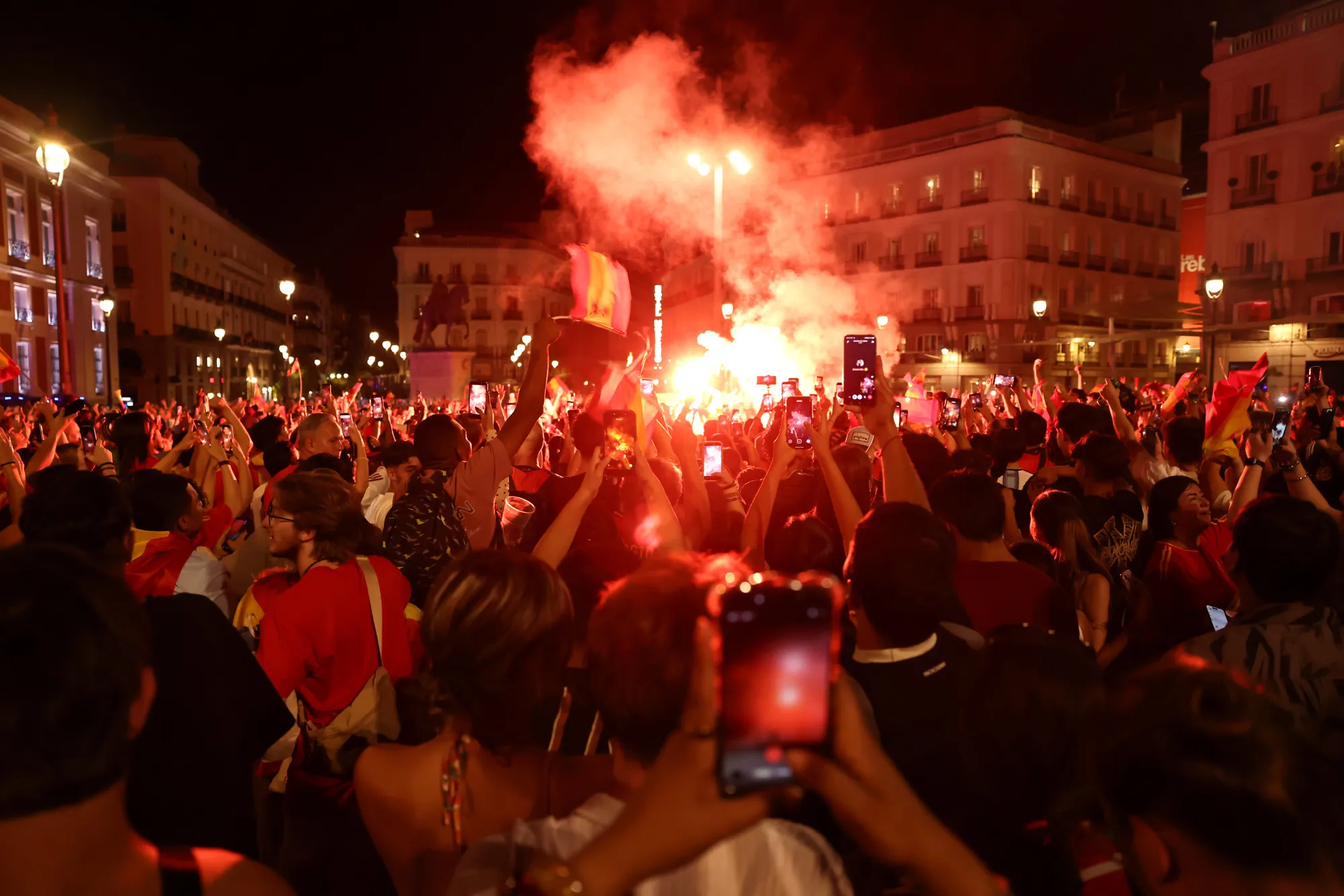 Los saltos y festejos de los hinchas generaron actividad sísmica en la España campeona del Mundo.