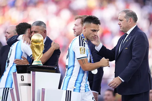 Lautaro Martínez cerró este Mundial 2026 con Argentina anotando tres goles en siete partidos. | Foto: Getty Images.