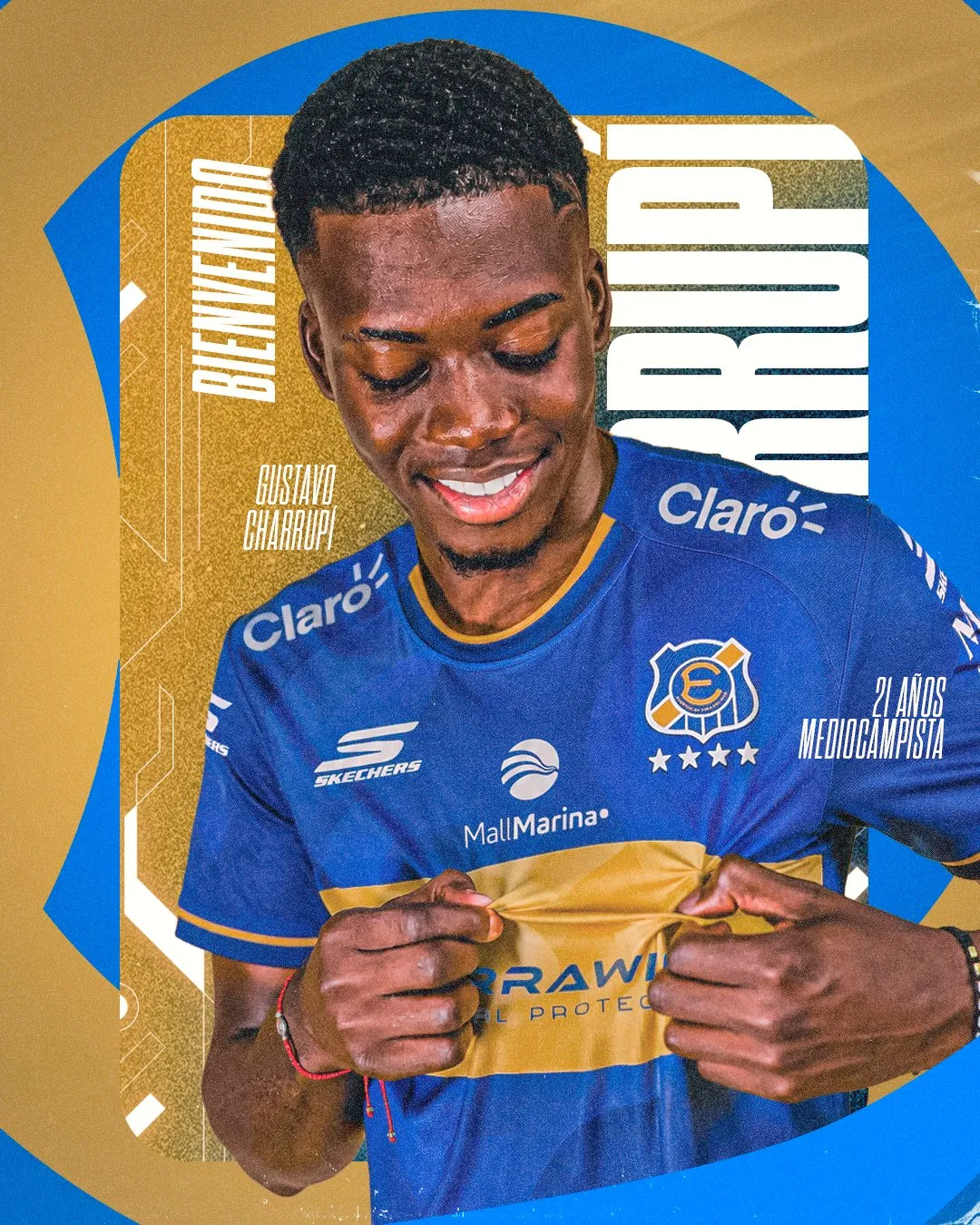 Gustavo Charrupí se suma a los Ruleteros. Foto: Everton.