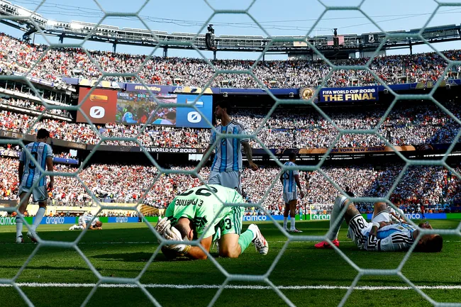Argentina hizo poco y nada por ganarle a España en la final del Mundial 2026. | Foto: Getty Images.