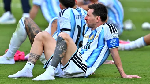 Messi no pudo ganar la cuarta estrella para Argentina.