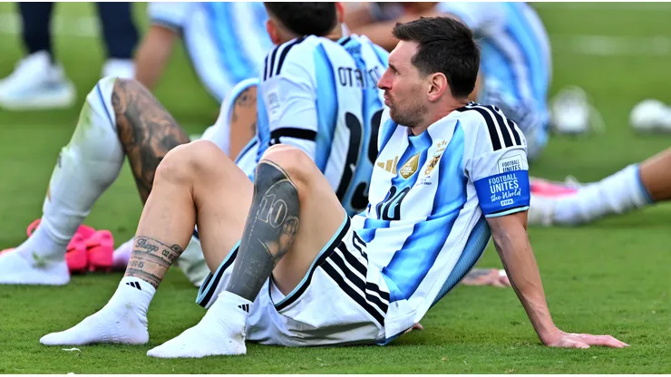 Messi no pudo ganar la cuarta estrella para Argentina.