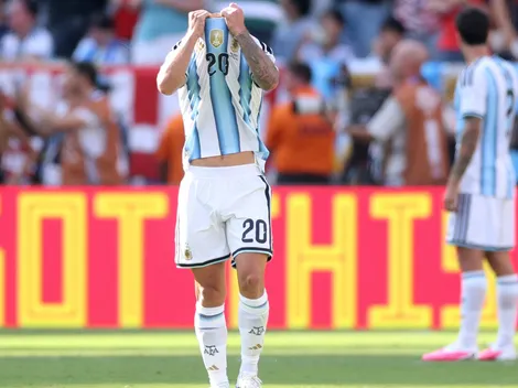 Padre de seleccionado argentino habla del "quiebre" en el camarín