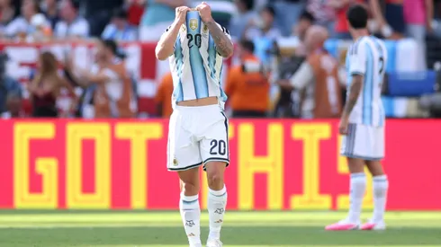 Alexis Mac Allister se lamentó tras la derrota de Argentina.
