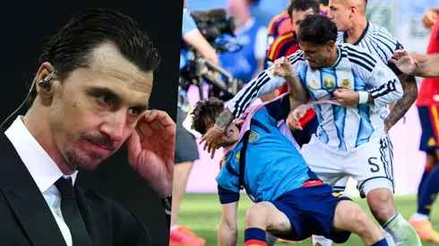 Zlatan destrozó a Paredes por mal perdedor.