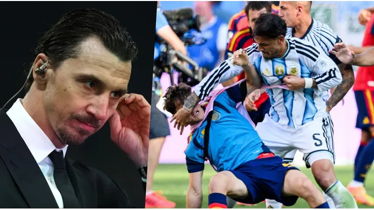 Zlatan destrozó a Paredes por mal perdedor.