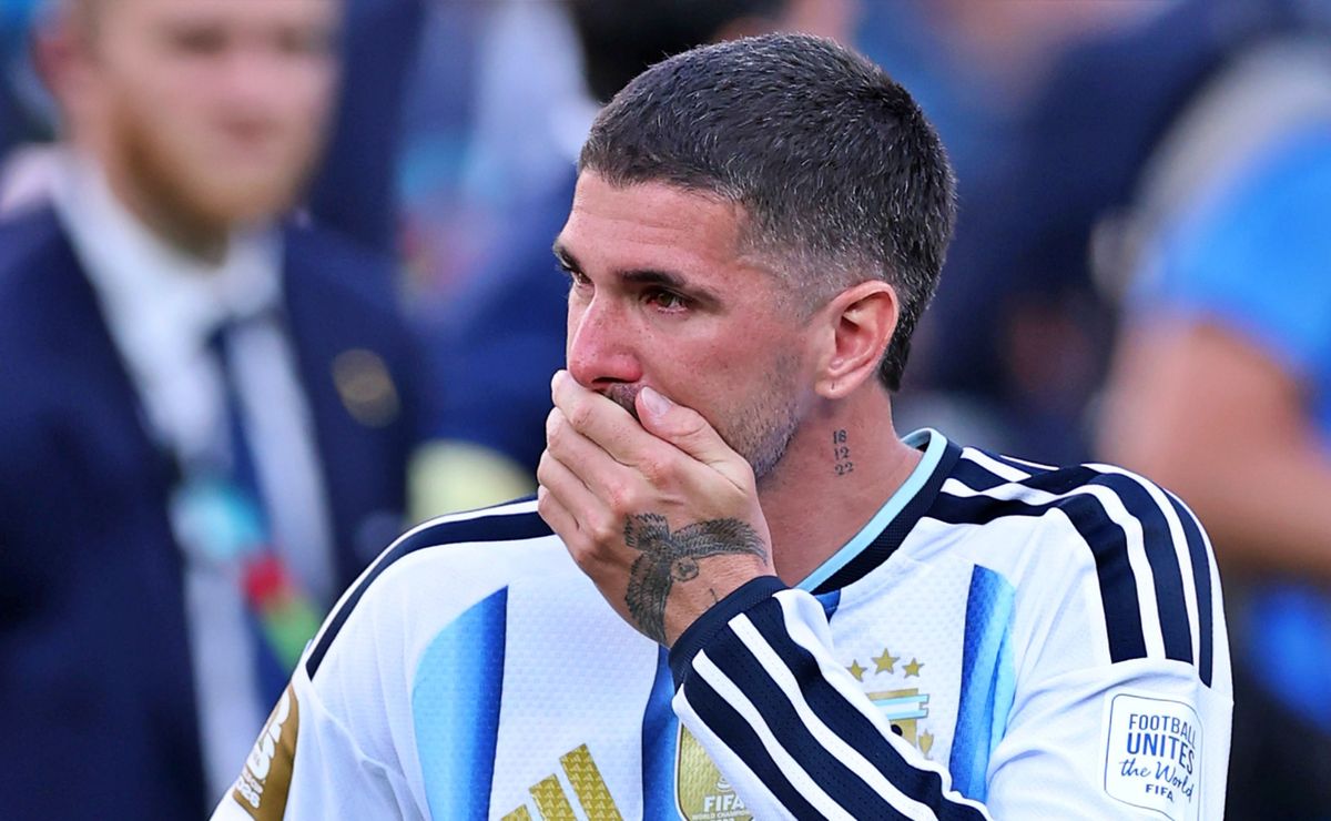 Habla el padre de Rodrigo De Paul del quiebre del camarín de Argentina previo a la final con España