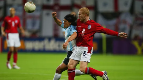 Scholes no tuvo piedad con Argentina.