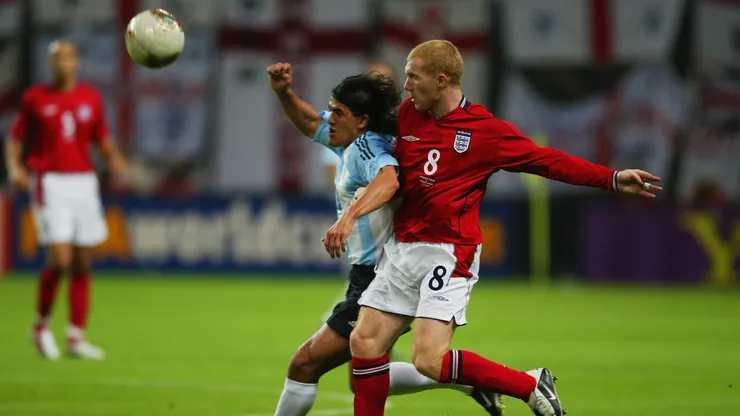 Scholes no tuvo piedad con Argentina.