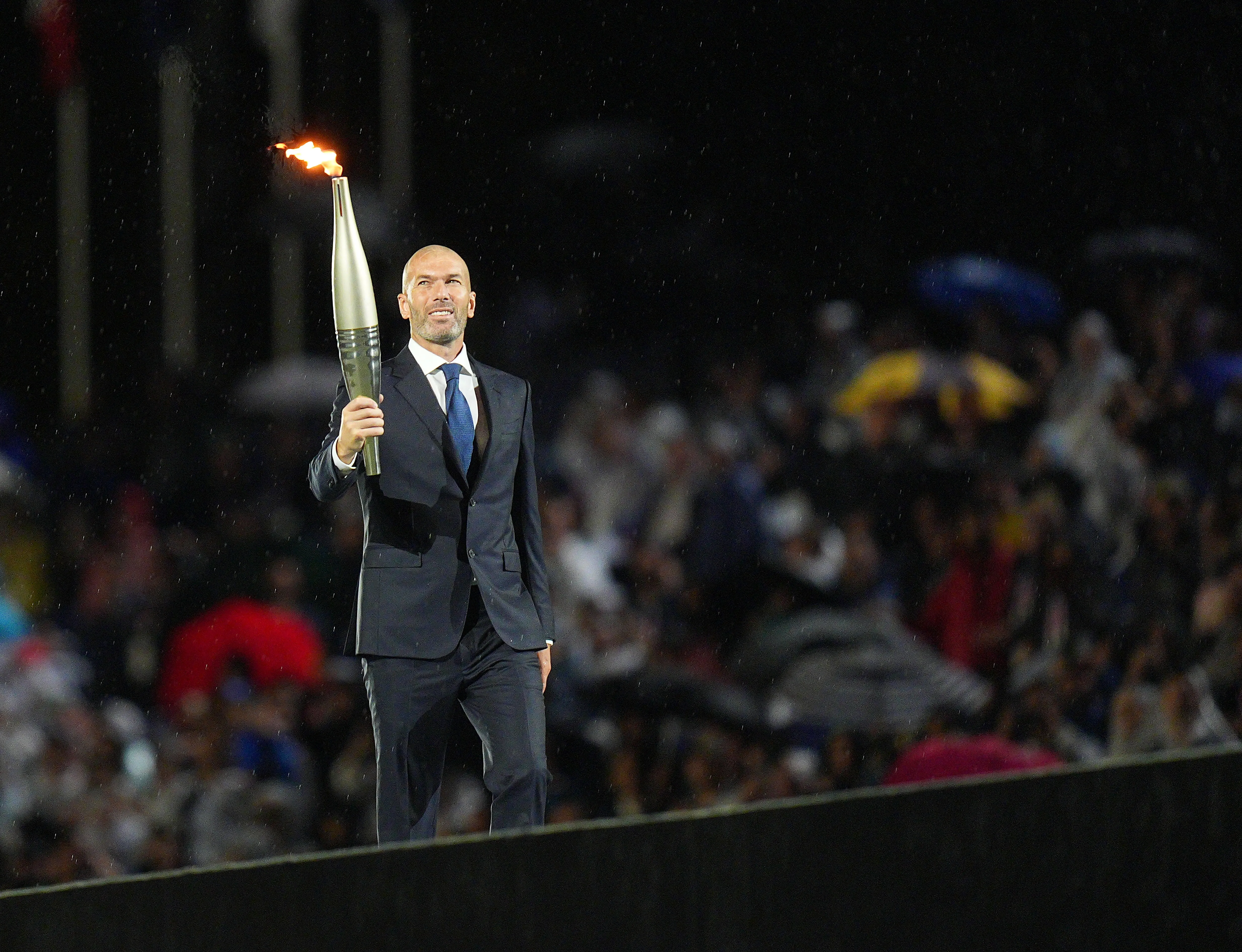 Zidane en la inauguración de los Juegos Olímpicos de París 2024 | Getty Images