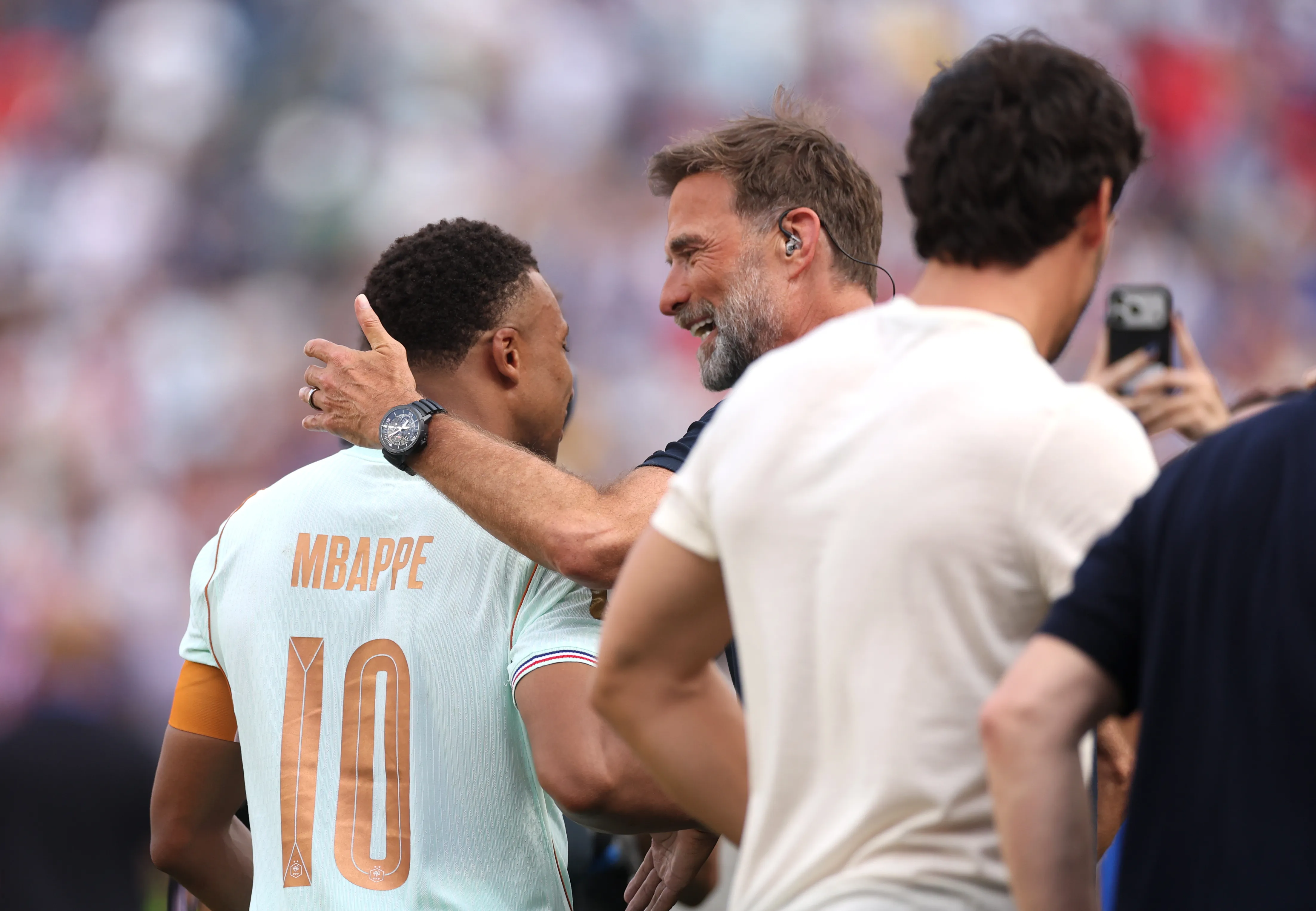 Klopp estuvo presente en el duelo entre Francia y Marruecos por los cuartos de final del Mundial | Getty Images