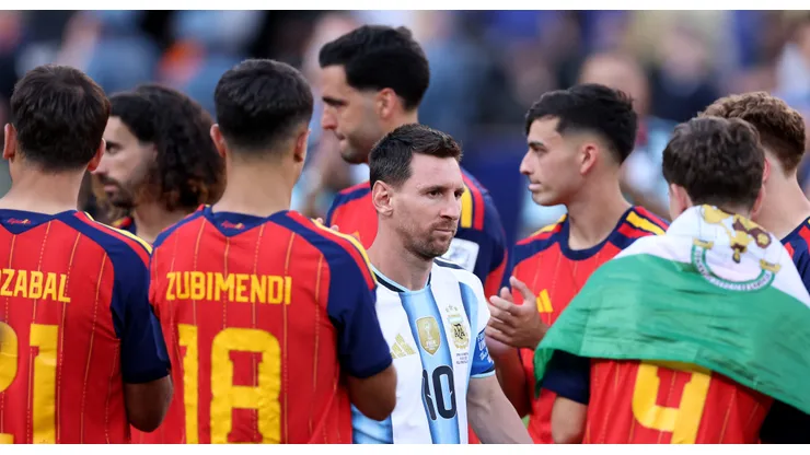 Messi no pudo brillar en la final y sucumbió ante España