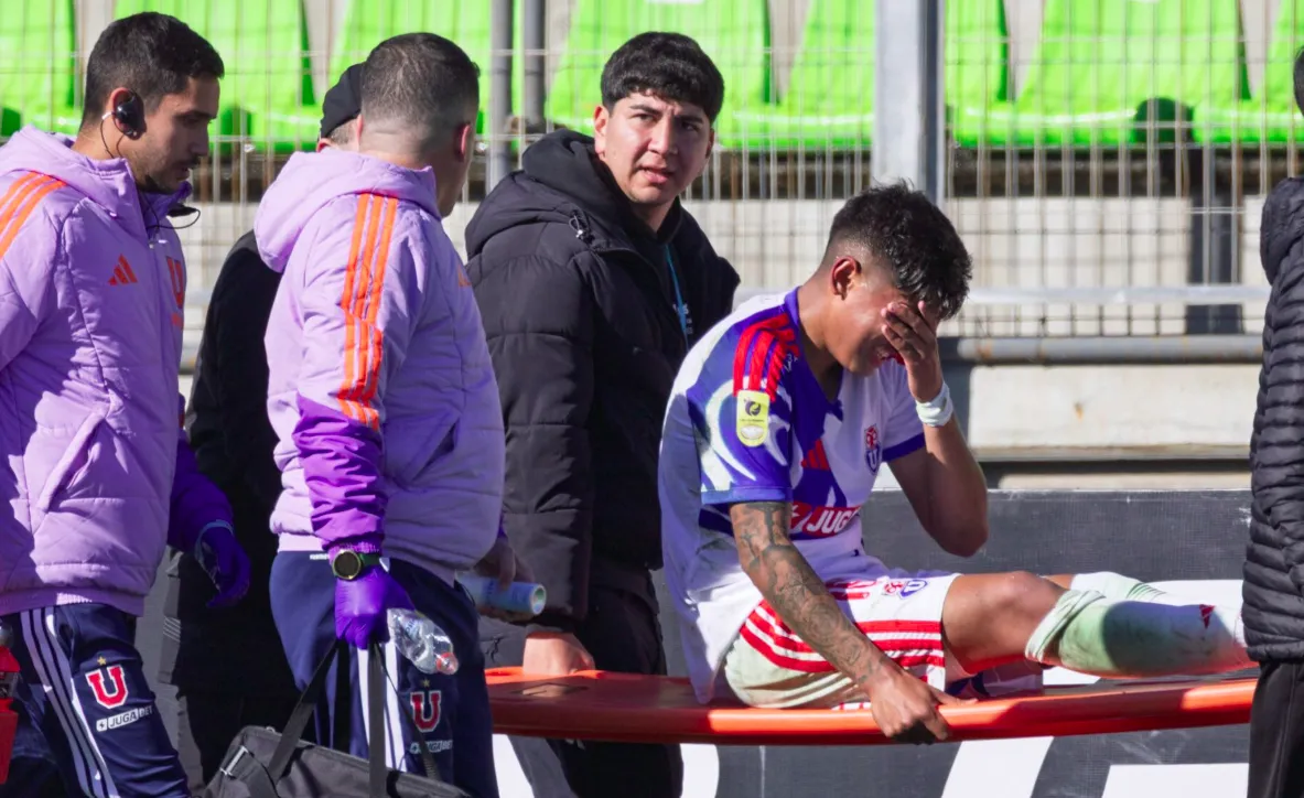 Elías Rojas salió lesionado en el duelo ante Santiago Wanderers. Foto: Juan Hidalgo ▪︎ EB