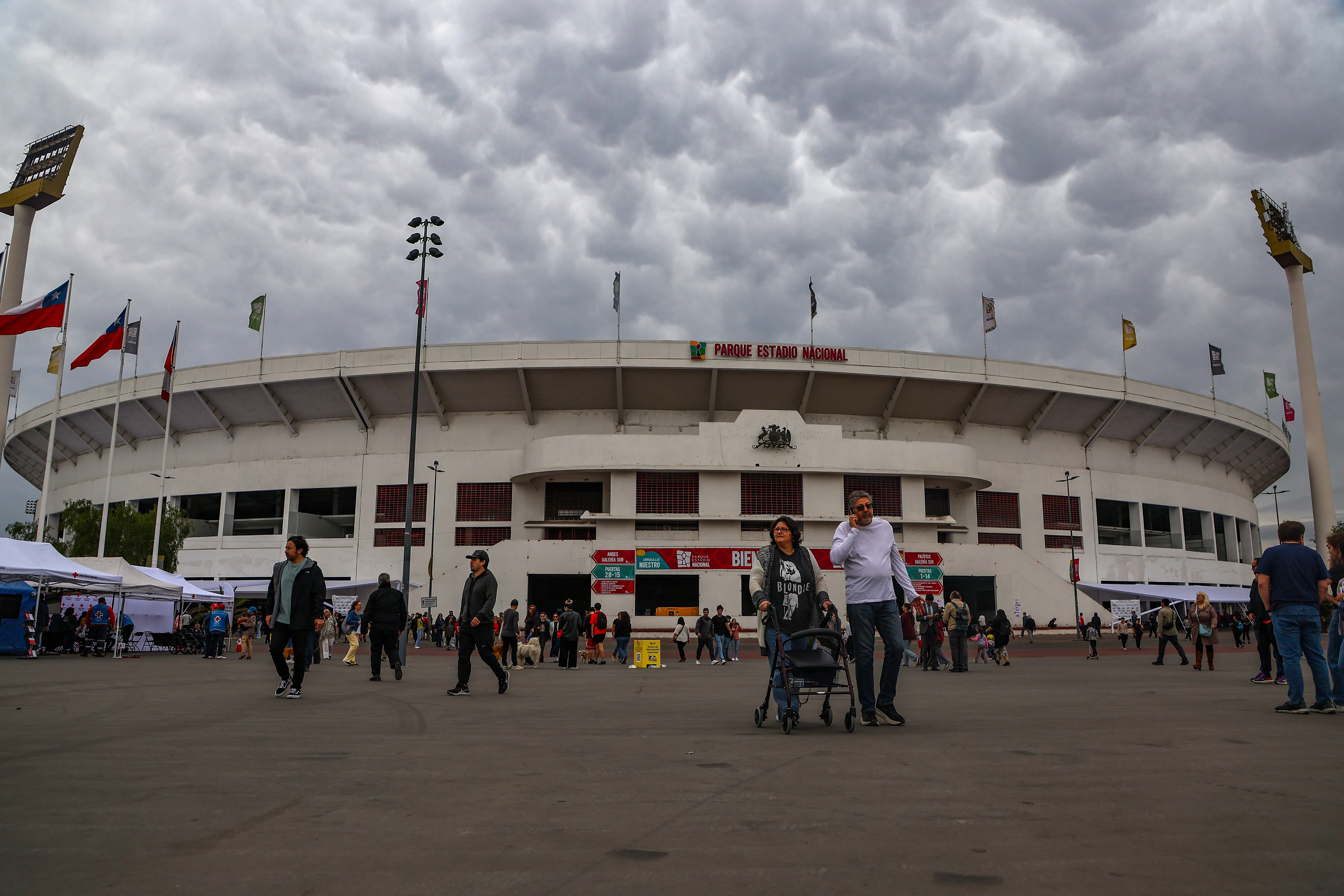 El Estadio Nacional será el epicentro de los conciertos de BTS en Chile.. (Photo by Marcelo Hernandez/Getty Images)
