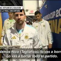 Fin a las teorías: el video completo de la arenga de Messi