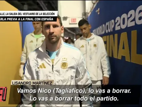 Fin a las teorías: el video completo de la arenga de Messi