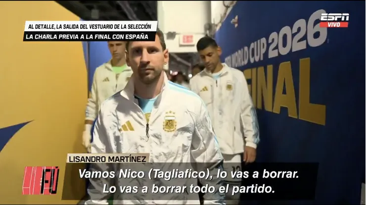 El video completo de la arenga de Messi despeja muchas dudas