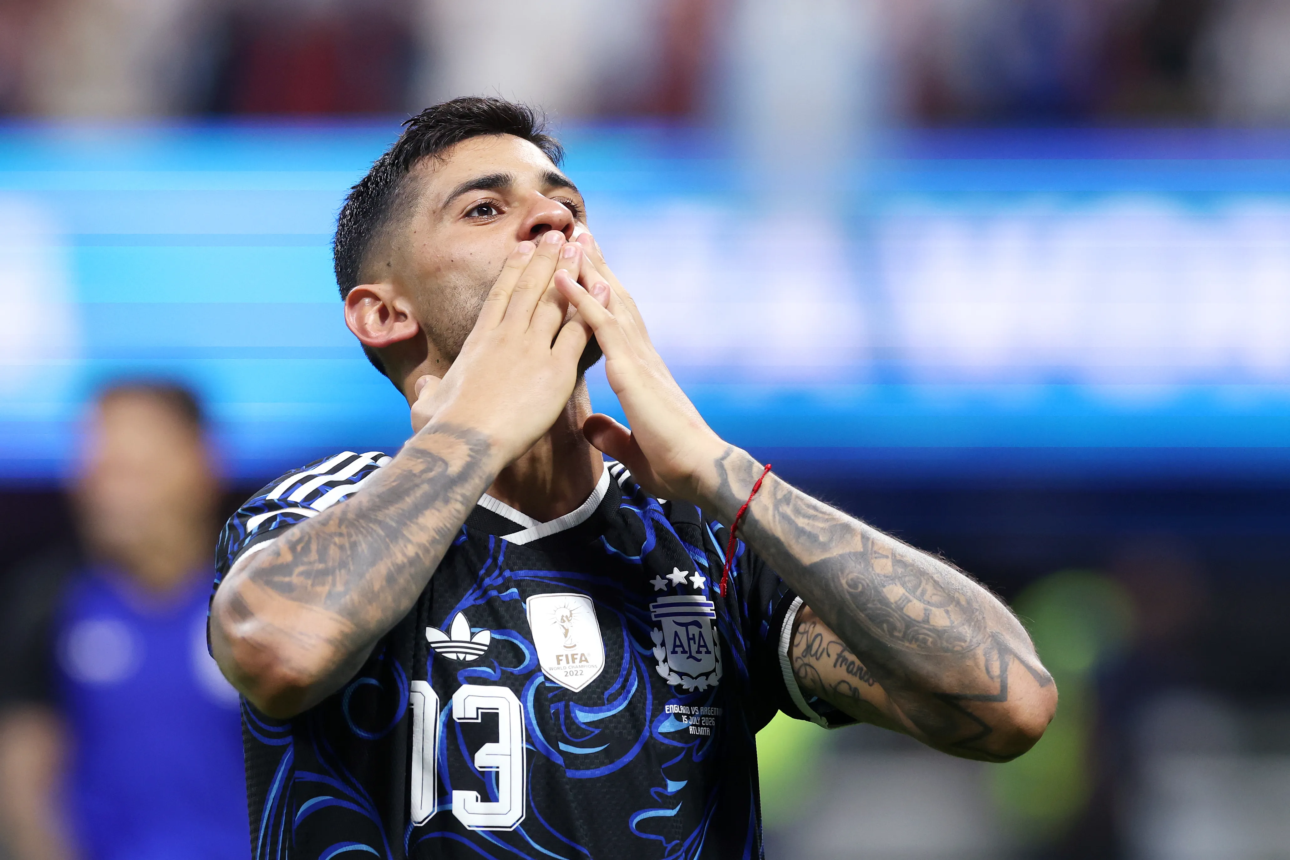 Cristián Romero alzó la voz tras la eliminación. (Photo by Richard Pelham/Getty Images)
