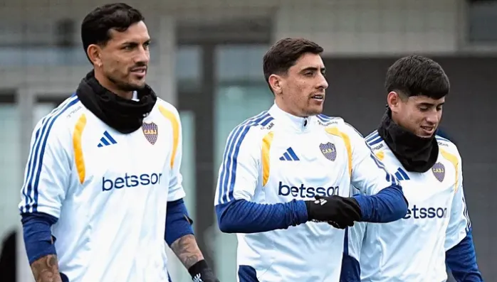 Paredes no se toma descanso post Mundial y estará en Copa Sudamericana – Foto: Boca Junior
