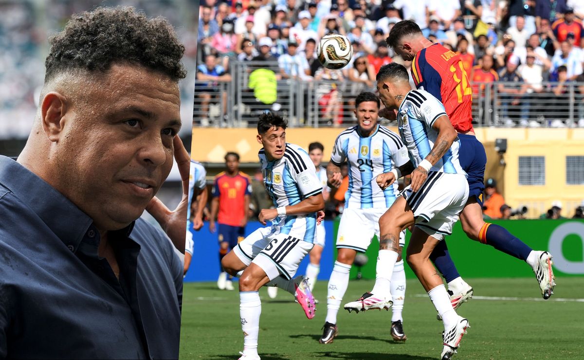 Ronaldo dice lo que muchos piensan de la final del Mundial 2026 entre España y Argentina: “Fue una paliza”