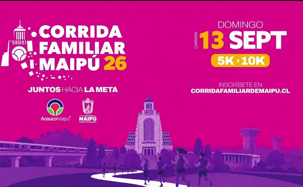 ¡Atención corredores! Abren 2.000 nuevos cupos para la Corrida Familiar de Maipú