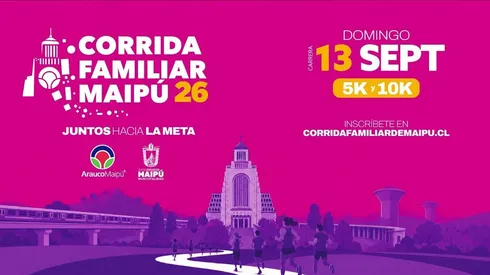 Corrida Familiar de Maipú abre nuevas inscripciones.