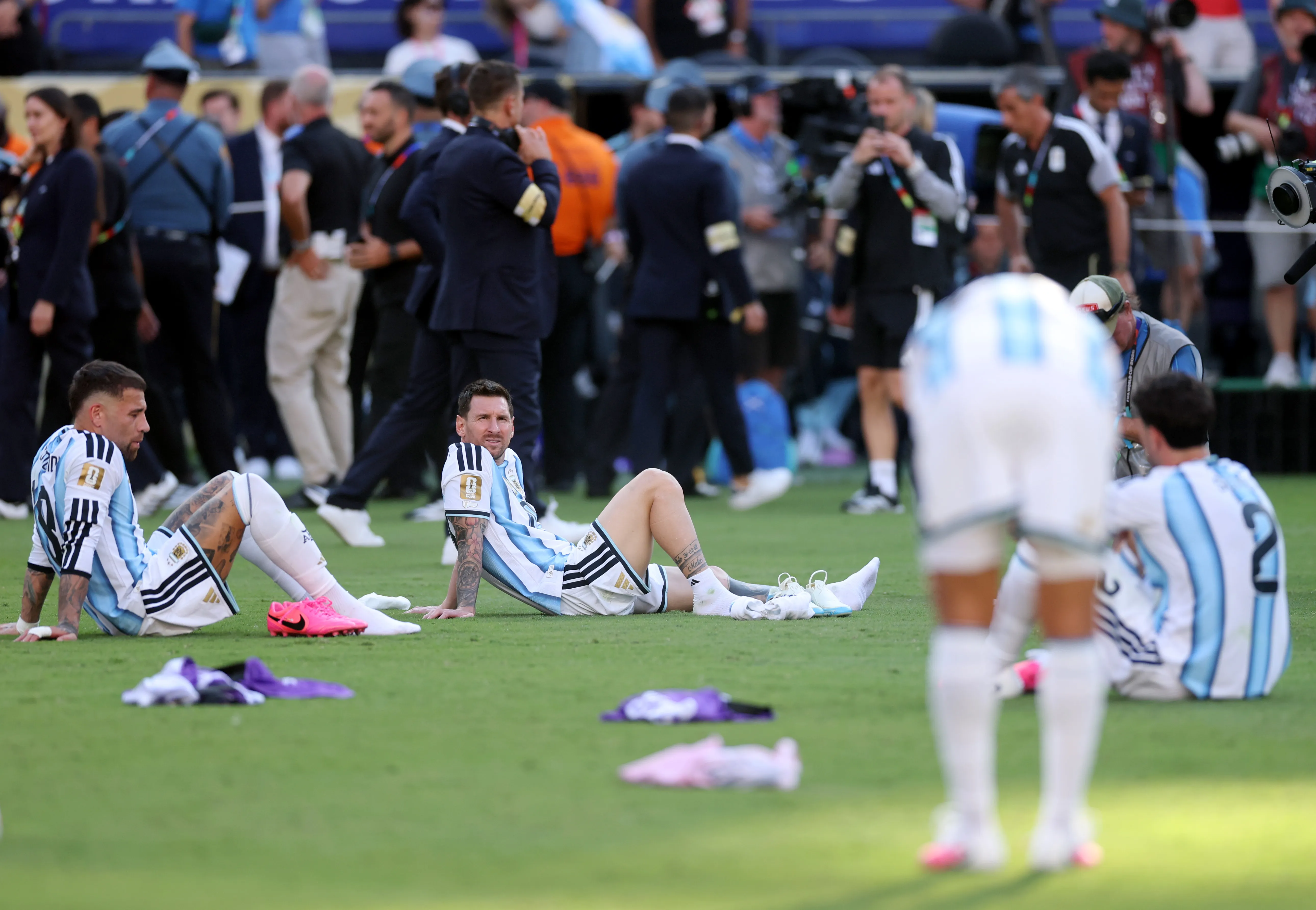 En Argentina siguen buscando respuesta para la dura derrota ante España en la final del Mundial 2026. | Foto: Getty Images.
