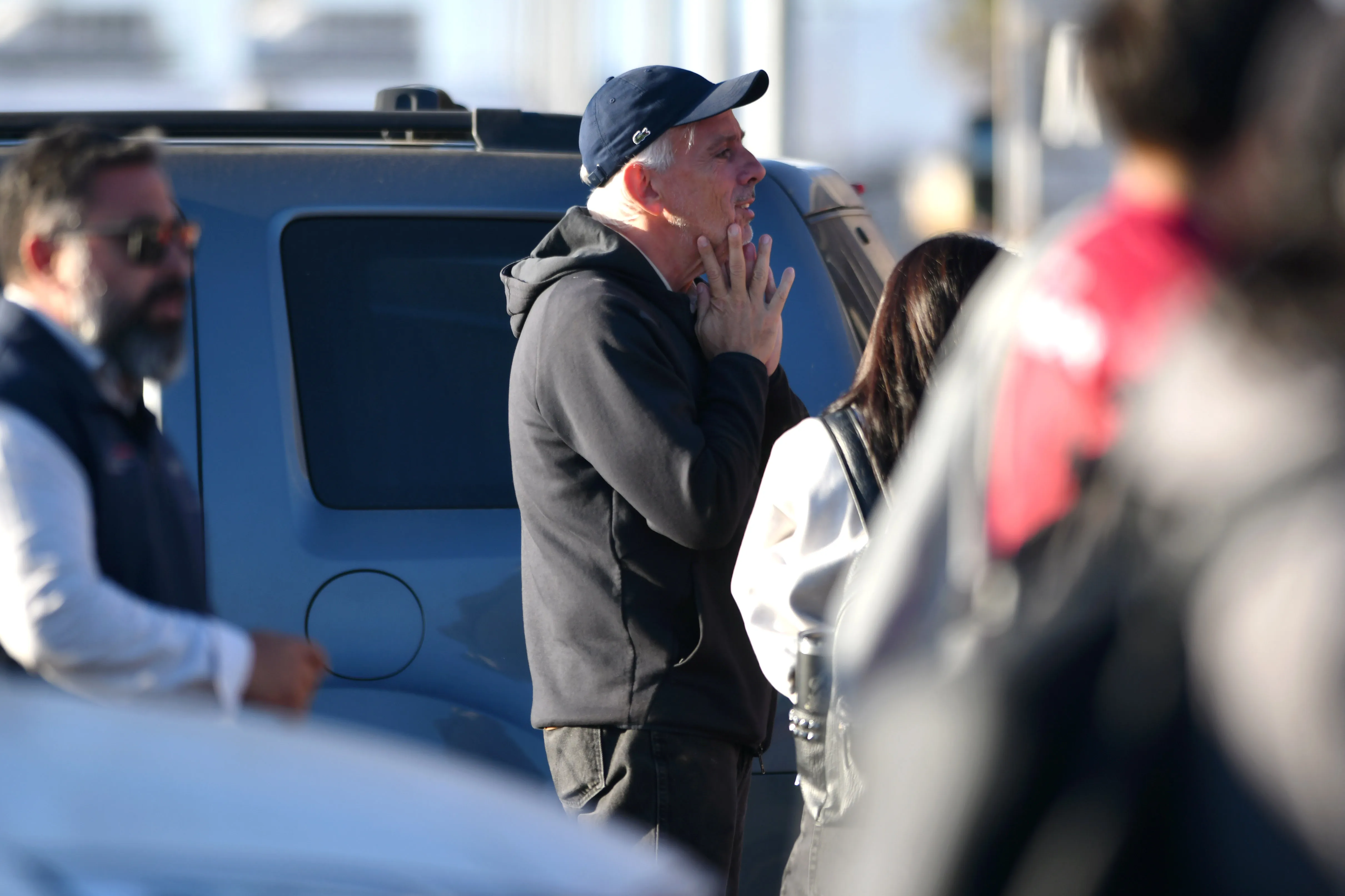 Fernando Felicevich cuando apareció en el estadio La Portada, donde hace de local La Serena. (Alejandro Pizarro Ubilla/Photosport).