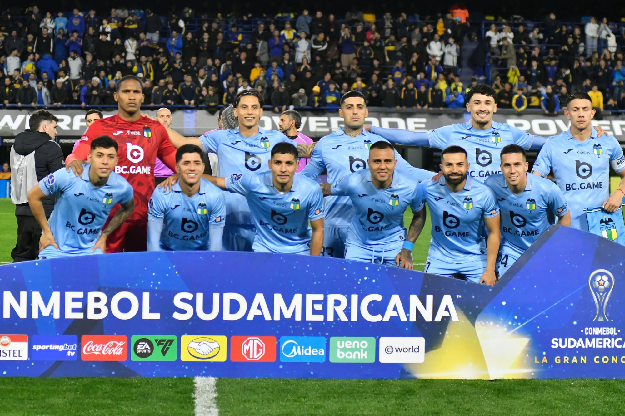 Bovaglio y O’Higgins vuelven de Argentina ilusionados con una épica en la revancha ante Boca. (Foto: Photosport)