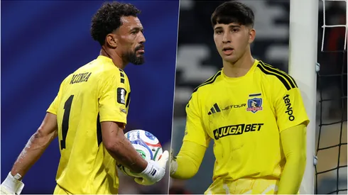 Vozinha llega a pelear el arco de Colo Colo con Gabriel Maureira.