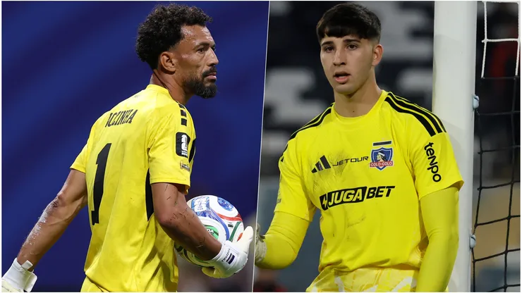 Vozinha llega a pelear el arco de Colo Colo con Gabriel Maureira.