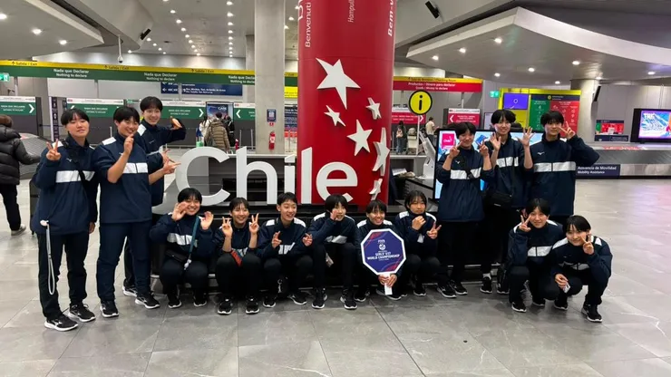 La delegación de Japón ya está en Chile para jugar el Mundial Sub 17 de Vóleibol