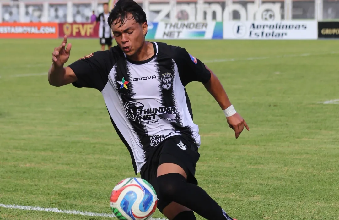 Esteban Rincón, otro joven nacido en 2010 que ha marcado goles a nivel profesional. (Foto: Zamora FC).