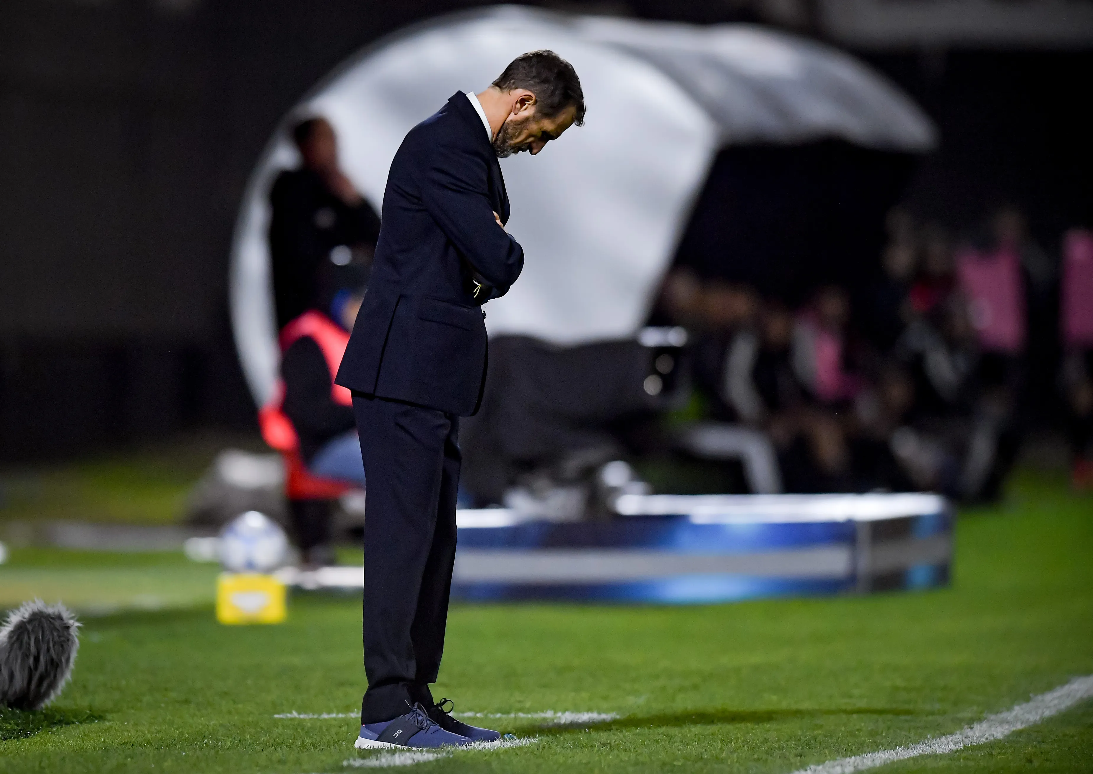 Rodolfo Arruabarrena dijo que el camarín de Boca quedó golpeado.  (Photo by Marcelo Endelli/Getty Images)