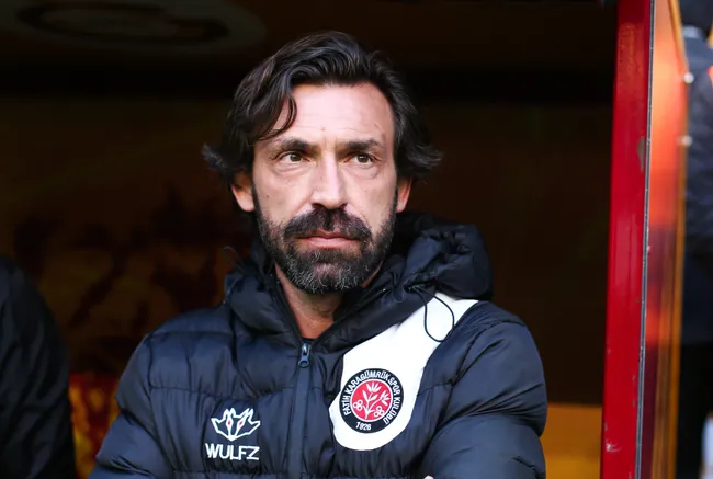 Andrea Pirlo ha dirigido como DT a la Juventus, Fatih Karagümrük de Turquía, Sampdoria y Dubai United. | Foto: Getty Images.