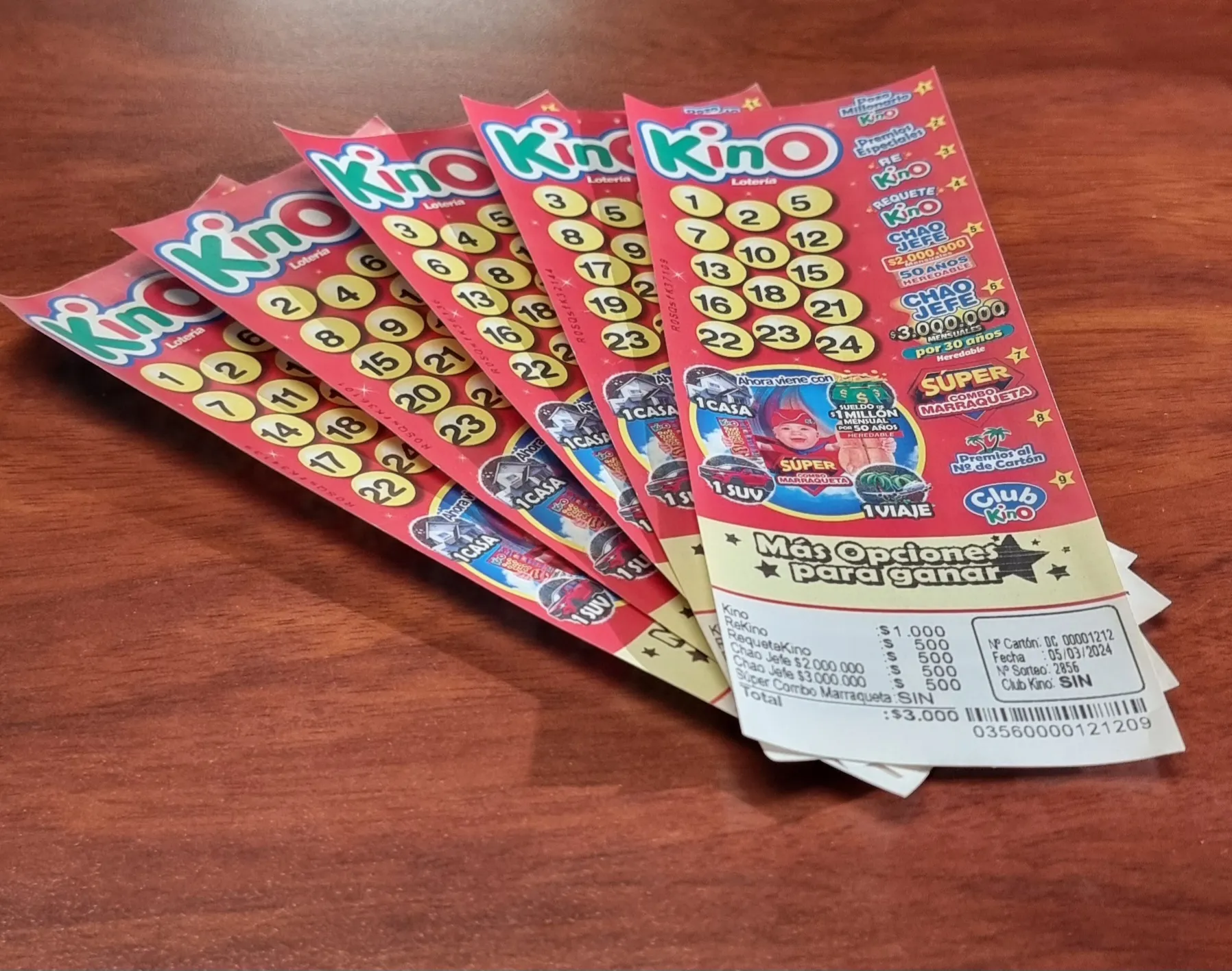 Kino entrega un millonario premio esta semana