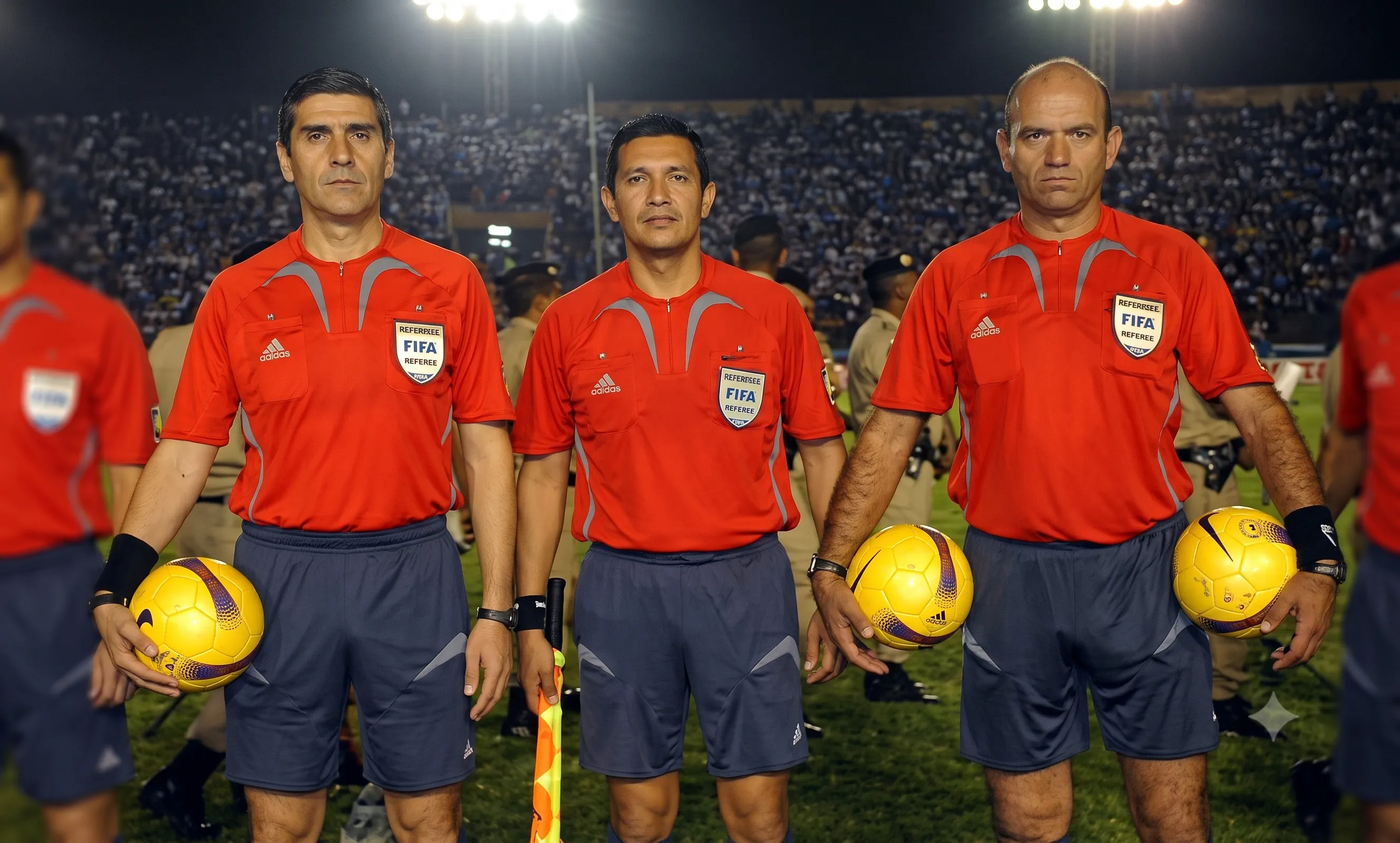 Osvaldo Talamilla junto a Carlos Chandía y Rubén Selman. (Foto: cedida y retocada con Gemini IA).
