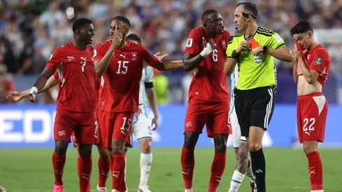 Breel Embolo fue mal expulsado ante Argentina.