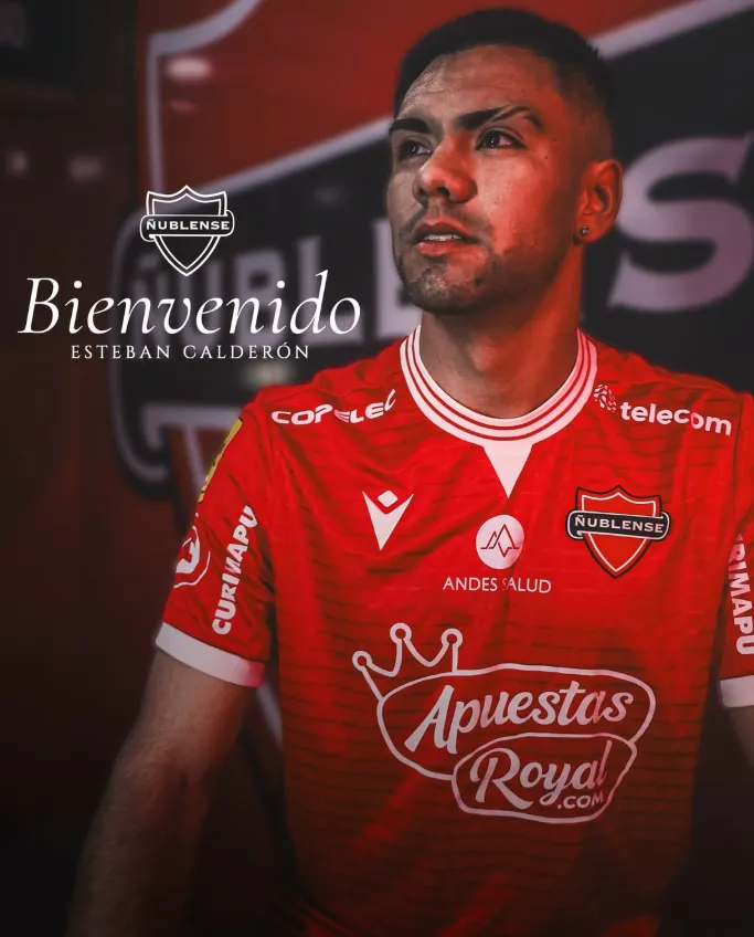 Esteban Calderón se va un poco más al sur para jugar con los Diablos Rojos. Foto: Ñublense.