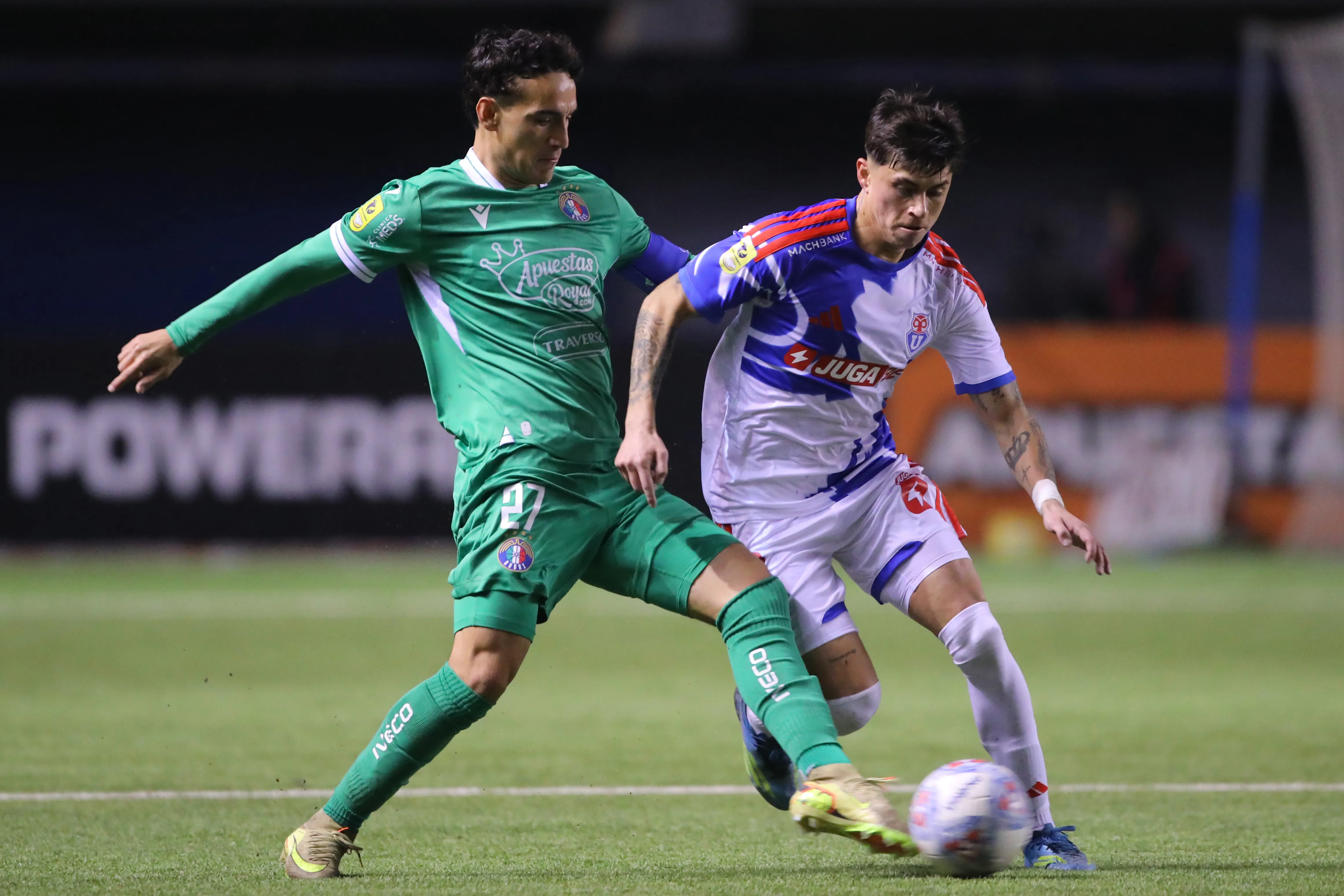 Maximiliano Guerrero es el actual goleador de la temporada en la U. Foto:  Jonnathan Oyarzun/Photosport