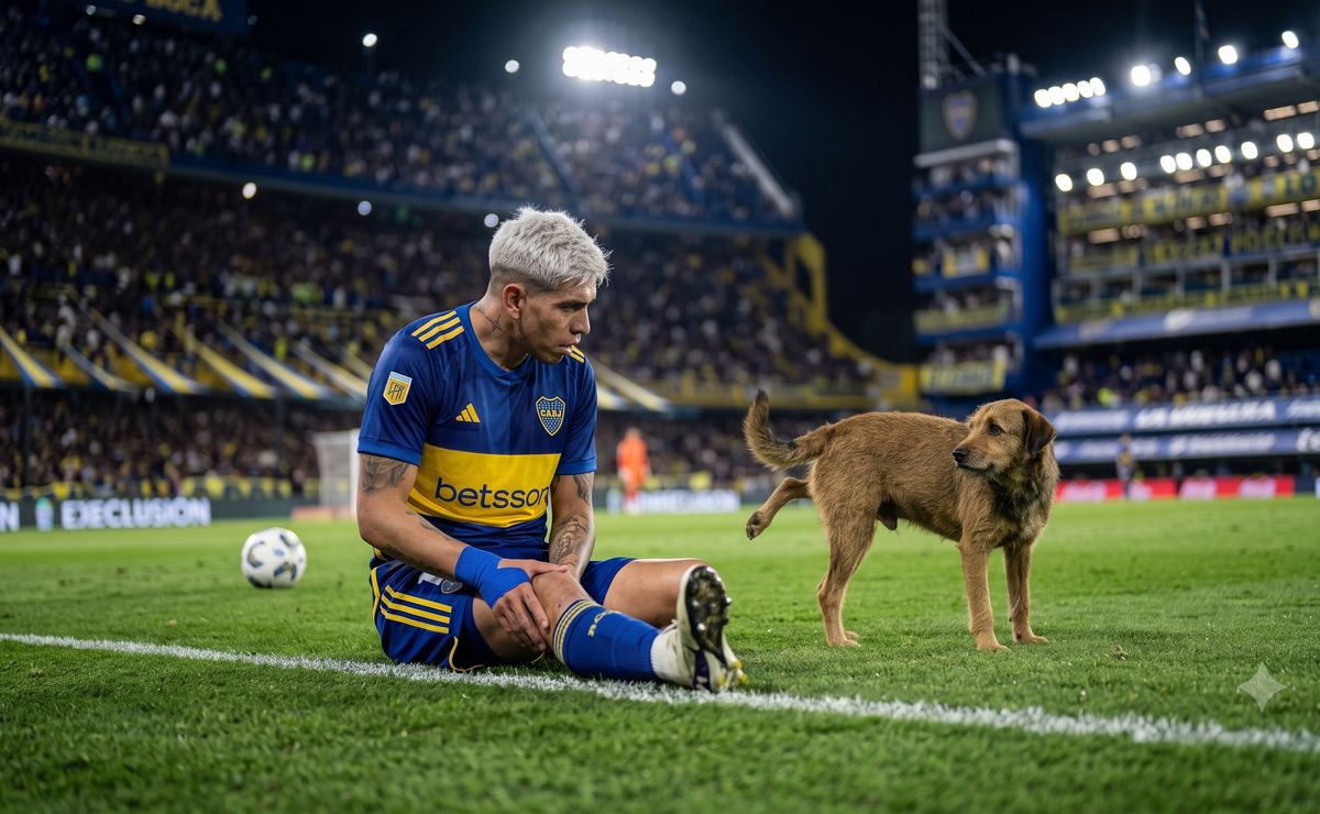 A Carlos Palacios le llueve sobre mojado: no terminó la práctica con Boca Junior y es duda ante O’Higgins